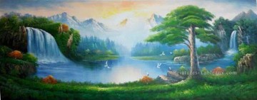 Fairyland Paysage chinois Peinture à l'huile